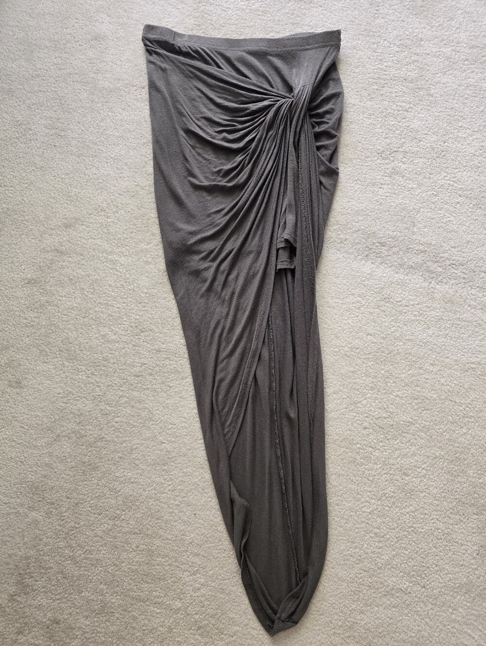 Rue21 Olive Green Asymmetrical Draped Hi-low Skirt